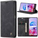 CaseMe 013 Multifunctional Horizontal Flip Leather Phone Case For OPPO A96 4G / A36 4G／A76 4G／K10 4G ／Realme 9i 4G (Black)