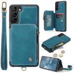 For Samsung Galaxy S23+ 5G CaseMe C20 Multifunctional RFID Leather Phone Case(Blue)
