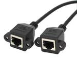 RJ45 Female to Female LAN Extension Cable with Screw Lock, Length:2m
