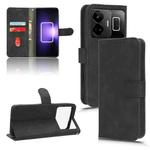 For Realme GT Neo 5 Skin Feel Magnetic Flip Leather Phone Case(Black)