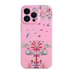 For iPhone 12 Film Craft Hard PC Phone Case(Blooming Rich)