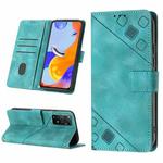 For Xiaomi Redmi Note 11 Pro 5G / 4G Skin-feel Embossed Leather Phone Case(Green)