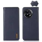 For OnePlus Ace 2 5G KHAZNEH Nappa Top Layer Cowhide Leather Phone Case(Blue)