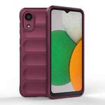 For Samsung Galaxy A03 Core 4G Magic Shield TPU + Flannel Phone Case(Wine Red)