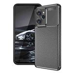 For Xiaomi Redmi Note 12 Pro Speed Carbon Fiber Texture Shockproof TPU Phone Case(Black)