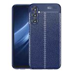 For Samsung Galaxy A24 4G Litchi Texture Shockproof TPU Phone Case(Blue)