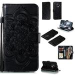 For Xiaomi Redmi K30 Pro Mandala Embossing Pattern Horizontal Flip PU Leather Case with Holder & Card Slots & Walle & Lanyard(Black)