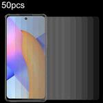 For Honor X10 Lite 50pcs 0.26mm 9H 2.5D Tempered Glass Film