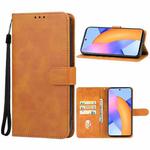 For Honor X10 Lite Leather Phone Case(Brown)