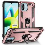 For Xiaomi Redmi A1 Shockproof TPU + PC Phone Case with Holder(Rose Gold)