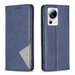 For Xiaomi 13 Lite / Civi 2 Prismatic Invisible Magnetic Leather Phone Case(Blue)