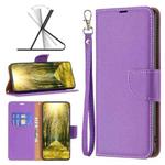 For Xiaomi 13 Lite / Civi 2 Litchi Texture Pure Color Leather Phone Case(Purple)