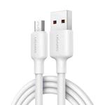 USAMS US-SJ607 U84 2A USB to Micro USB Charging Data Cable, Cable Length:1m(White)