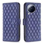 For Xiaomi Civi 3 5G Diamond Lattice Wallet Leather Flip Phone Case(Blue)