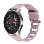 22mm Donut Hollow Silicone Watch Band(Lavender Purple)