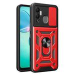 For Infinix Hot 12 Play Sliding Camera Cover Design Phone Case(Red)