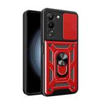 For Infinix Note 12 G96 / X670 Sliding Camera Cover Design Phone Case(Red)