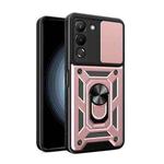 For Infinix Note 12 G96 / X670 Sliding Camera Cover Design Phone Case(Rose Gold)