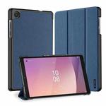 For Lenovo Tab M8 4th Gen DUX DUCIS Domo Series Magnetic Flip Leather Tablet Case(Blue)