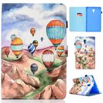 For Galaxy Tab A 10.5 T590 Painted Horizontal Flat Leather Case with Sleep Function & Card Slot & Buckle Anti-skid Strip & Bracket & Wallet(Balloon)