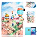 For Galaxy Tab S6 T860 Painted Horizontal Flat Leather Case with Sleep Function & Card Slot & Buckle Anti-skid Strip & Bracket & Wallet(Balloon)