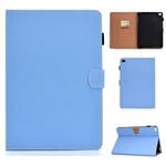 For iPad Air / iPad Air 2 / iPad 9.7 (2018 & 2017) Solid Color Tablet PC Universal Magnetic Horizontal Flip Leather Case with Card Slots & Holder(Blue)