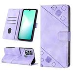 For Infinix Hot 11 Play / Hot 10 Play / Hot 9 Play Skin-feel Embossed Leather Phone Case(Light Purple)