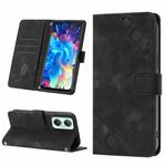 For Infinix Hot 20 5G X666 Skin-feel Embossed Leather Phone Case(Black)