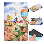 For Kindle Fire 7 2015 Painted Horizontal Flat Leather Case with Card Slot & Holder & Wallet(Balloon)