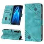 For Tecno Pova Neo 2 LG6n Skin-feel Embossed Leather Phone Case(Green)