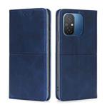 For Xiaomi Redmi 12C 4G Cow Texture Magnetic Horizontal Flip Leather Phone Case(Blue)