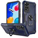 For Redmi Note 11 4G Global / Note 11s 4G Warship Armor 2 in 1 Shockproof Phone Case(Royal Blue)