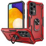 For Samsung Galaxy A52 5G / 4G Warship Armor 2 in 1 Shockproof Phone Case(Red)