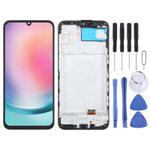 For Samsung Galaxy A24 SM-A245F 6.43inch OLED LCD Screen for Digitizer Full Assembly with Frame