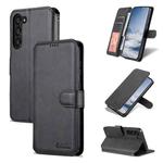 For Samsung Galaxy S23+ 5G AZNS Calf Texture Horizontal Flip Leather Phone Case(Black)