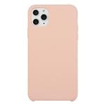 For iPhone 11 Pro Max Solid Color Solid Silicone  Shockproof Case(Sand Powder)