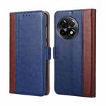 For OnePlus Ace 2/11R Ostrich Texture Flip Leather Phone Case(Blue)