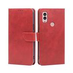 For Kyocera Android One S10 Calf Texture Buckle Flip Leather Phone Case(Red)