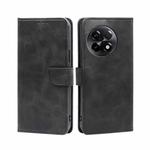 For OnePlus Ace 2/11R Calf Texture Buckle Flip Leather Phone Case(Black)