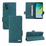 For Motorola Moto E13 4G Magnetic Clasp Flip Leather Phone Case(Green)