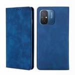For Xiaomi Redmi 12C 4G Skin Feel Magnetic Horizontal Flip Leather Phone Case(Blue)
