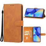 For Tecno Spark 10 Pro Leather Phone Case(Brown)