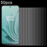 For OnePlus Ace 2V 50pcs 0.26mm 9H 2.5D Tempered Glass Film