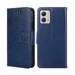 For Motorola Moto G53 5G/G13 4G/G23 4G Crystal Texture Leather Phone Case(Royal Blue)