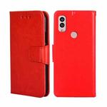 For Kyocera Android One S10 Crystal Texture Leather Phone Case(Red)