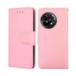 For OnePlus Ace 2/11R Crystal Texture Leather Phone Case(Pink)