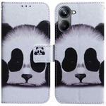 For Realme 10 Pro 5G Coloured Drawing Flip Leather Phone Case(Panda)