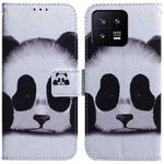 For Xiaomi 13 5G Coloured Drawing Flip Leather Phone Case(Panda)