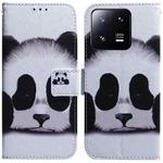 For Xiaomi 13 Pro 5G Coloured Drawing Flip Leather Phone Case(Panda)