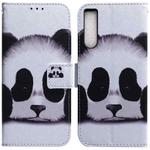 For Sony Xperia 10 IV 2023 Coloured Drawing Flip Leather Phone Case(Panda)